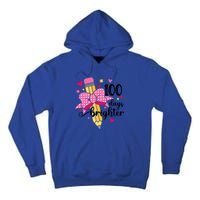 100 Days Brighter 100th Day Of School Cute Student Gift Tall Hoodie