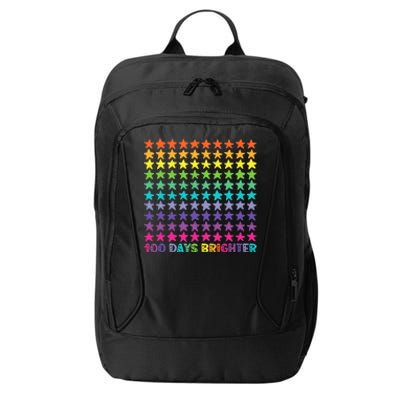 100 Days Brighter 100th Day Of School Or Kindergarten Gift City Backpack