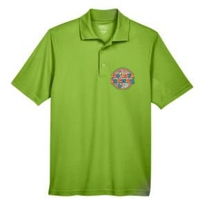 100 Days Brighter 100th Day Of School Teacher Smarter Gift Men's Origin Performance Pique Polo