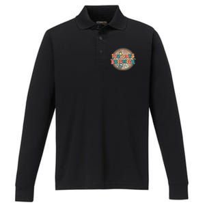 100 Days Brighter 100th Day Of School Teacher Smarter Gift Performance Long Sleeve Polo