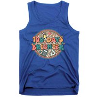 100 Days Brighter 100th Day Of School Teacher Smarter Gift Tank Top