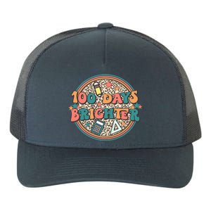 100 Days Brighter 100th Day Of School Teacher Smarter Gift Yupoong Adult 5-Panel Trucker Hat