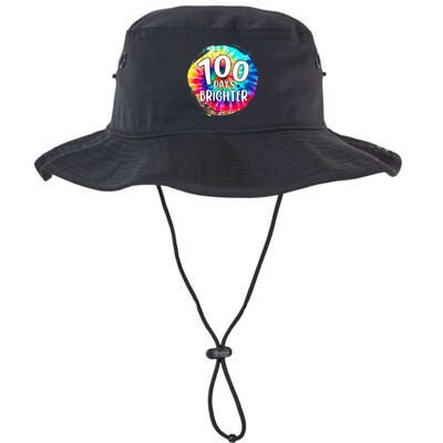 100 Days Brighter 100 Days Of School Tie Dye Teacher Student Legacy Cool Fit Booney Bucket Hat