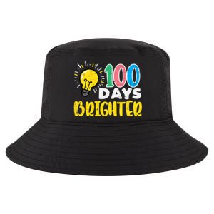 100 Days Brighter Light Bulb 100th Day School Smarter Gift Cool Comfort Performance Bucket Hat