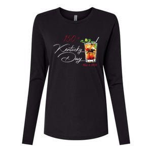 150th Derby Day Horse Racing Womens Cotton Relaxed Long Sleeve T-Shirt