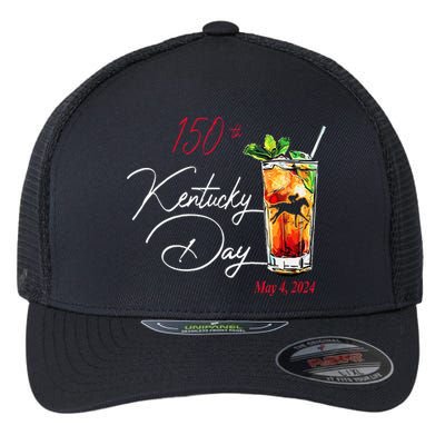 150th Derby Day Horse Racing Kentucky Flexfit Unipanel Trucker Cap