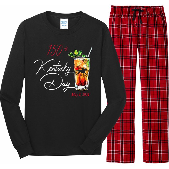 150th Derby Day Horse Racing Kentucky Long Sleeve Pajama Set