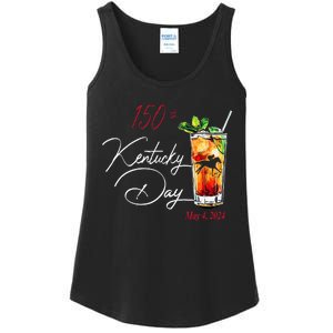 150th Derby Day Horse Racing Kentucky Ladies Essential Tank