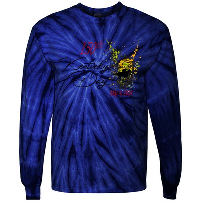 150th Derby Day 2024 May Horse Racing Tie-Dye Long Sleeve Shirt