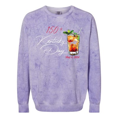 150th Derby Day Horse Racing Colorblast Crewneck Sweatshirt