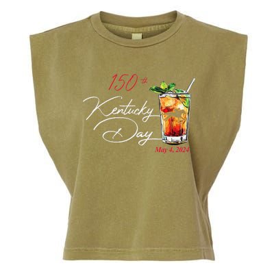 150th Derby Day Horse Racing Garment-Dyed Women's Muscle Tee