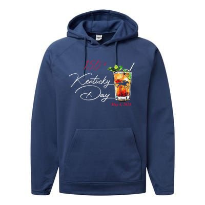 150th Derby Day Horse Racing Performance Fleece Hoodie