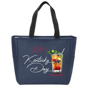 150th Derby Day Horse Racing Zip Tote Bag