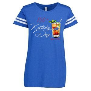 150th Derby Day Horse Racing Enza Ladies Jersey Football T-Shirt