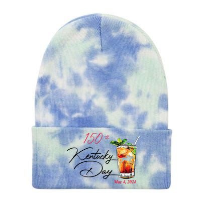 150th Derby Day Horse Racing Tie Dye 12in Knit Beanie