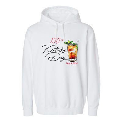 150th Derby Day Horse Racing Garment-Dyed Fleece Hoodie