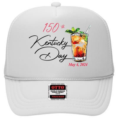 150th Derby Day Horse Racing High Crown Mesh Back Trucker Hat