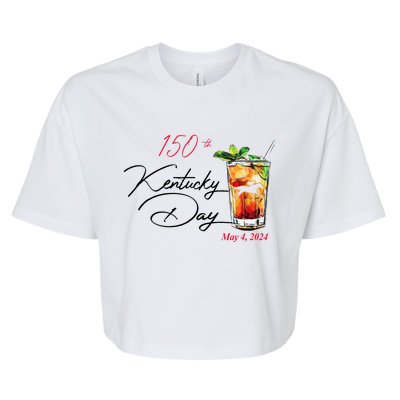 150th Derby Day Horse Racing Bella+Canvas Jersey Crop Tee