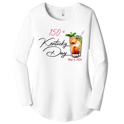 150th Derby Day Horse Racing Women's Perfect Tri Tunic Long Sleeve Shirt