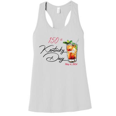 150th Derby Day Horse Racing Women's Racerback Tank