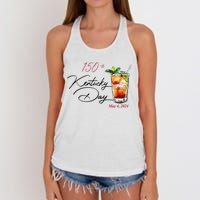 150th Derby Day Horse Racing Women's Knotted Racerback Tank