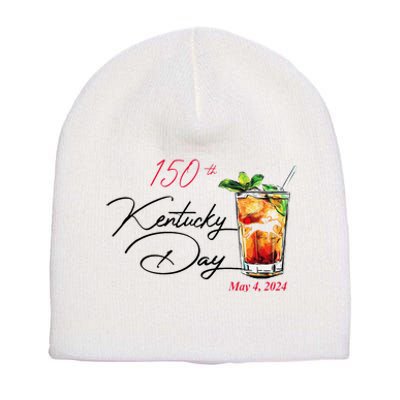 150th Derby Day Horse Racing Short Acrylic Beanie