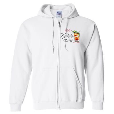 150th Derby Day Horse Racing Full Zip Hoodie