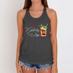 150th Derby Day Horse Racing Women's Knotted Racerback Tank