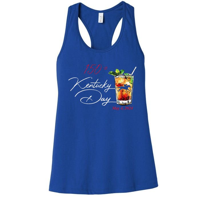 150th Derby Day Horse Racing Women's Racerback Tank