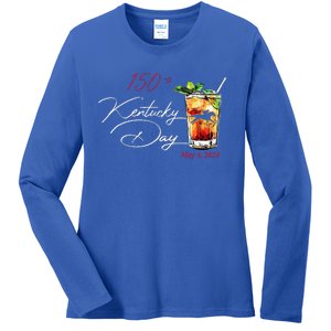 150th Derby Day Horse Racing Ladies Long Sleeve Shirt