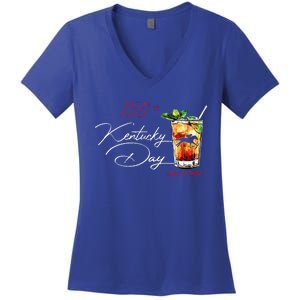 150th Derby Day Horse Racing Women's V-Neck T-Shirt