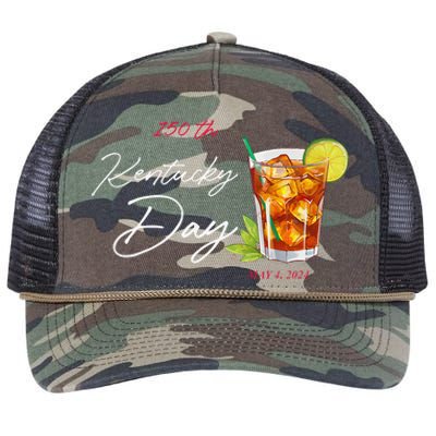 150th Derby Day Horse Racing Retro Rope Trucker Hat Cap