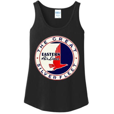 1930S Dc3 Eastern Airlines Great Silver Fleet Ladies Essential Tank