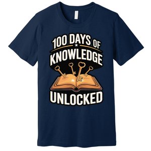 100 Days Elementary School Kindergarten Teacher Premium T-Shirt