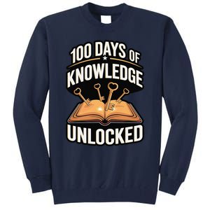 100 Days Elementary School Kindergarten Teacher Tall Sweatshirt