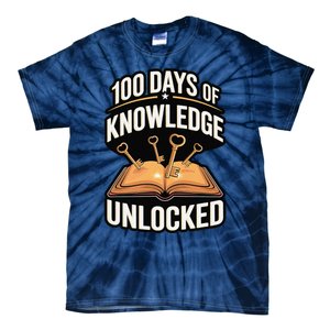 100 Days Elementary School Kindergarten Teacher Tie-Dye T-Shirt