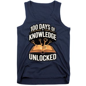 100 Days Elementary School Kindergarten Teacher Tank Top