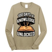 100 Days Elementary School Kindergarten Teacher Long Sleeve Shirt