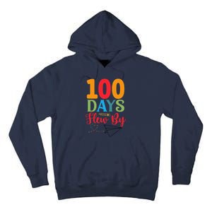 100 Days Flew By School Achievement Tall Hoodie