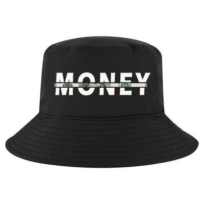 100 Dollar , Funny Money Cool Comfort Performance Bucket Hat