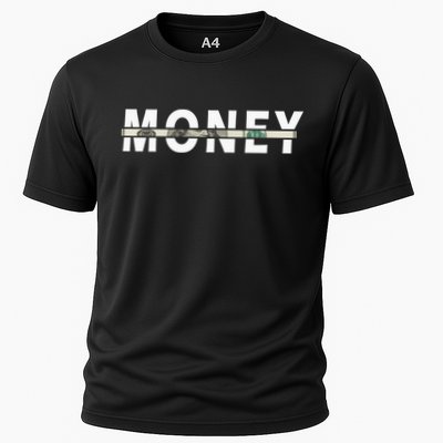 100 Dollar , Funny Money Cooling Performance Crew T-Shirt