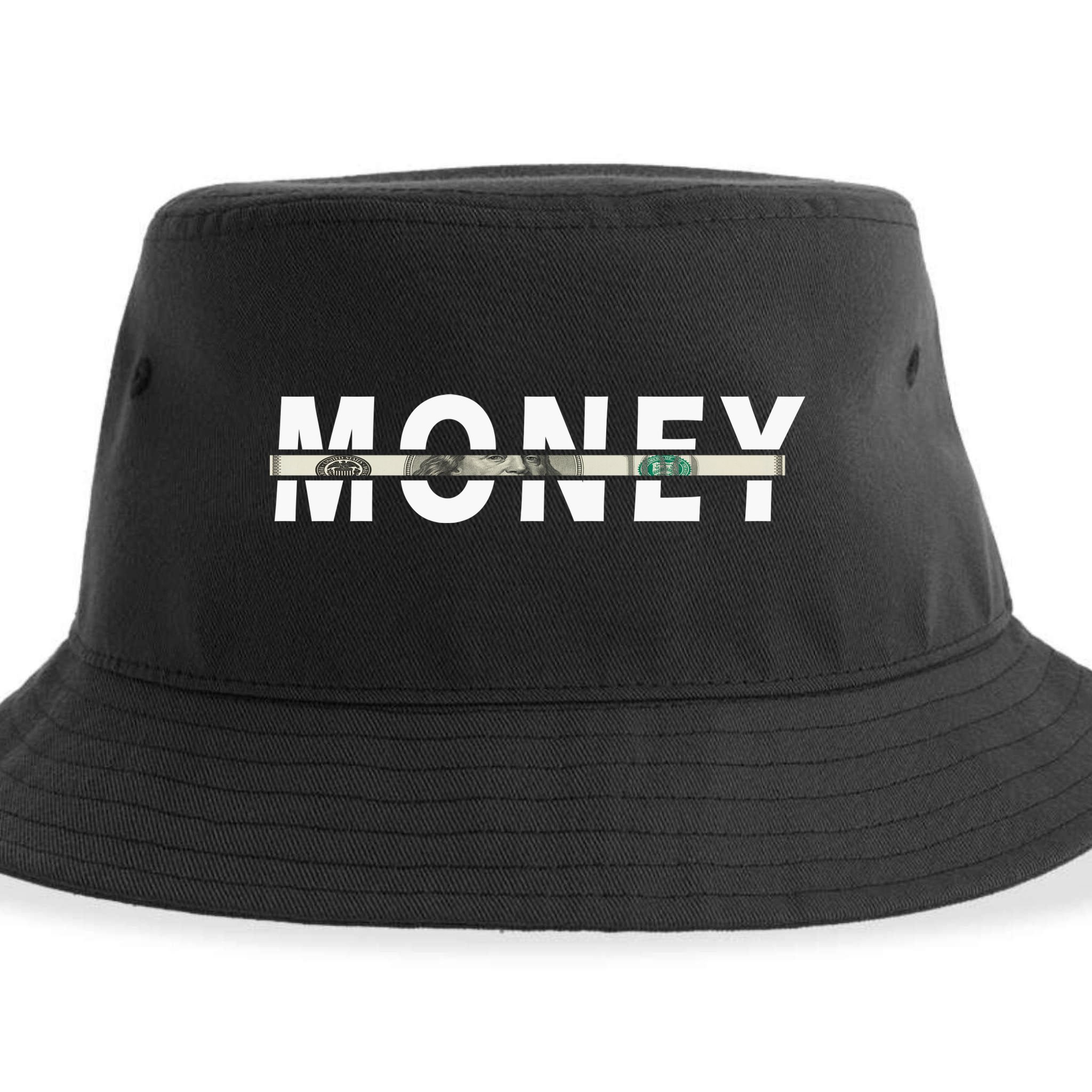 100 Dollar , Funny Money Sustainable Bucket Hat