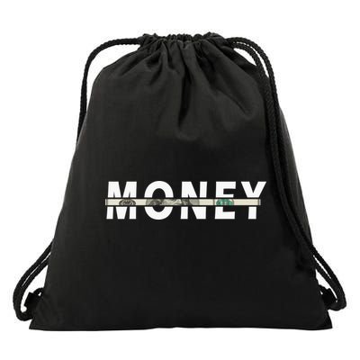 100 Dollar , Funny Money Drawstring Bag