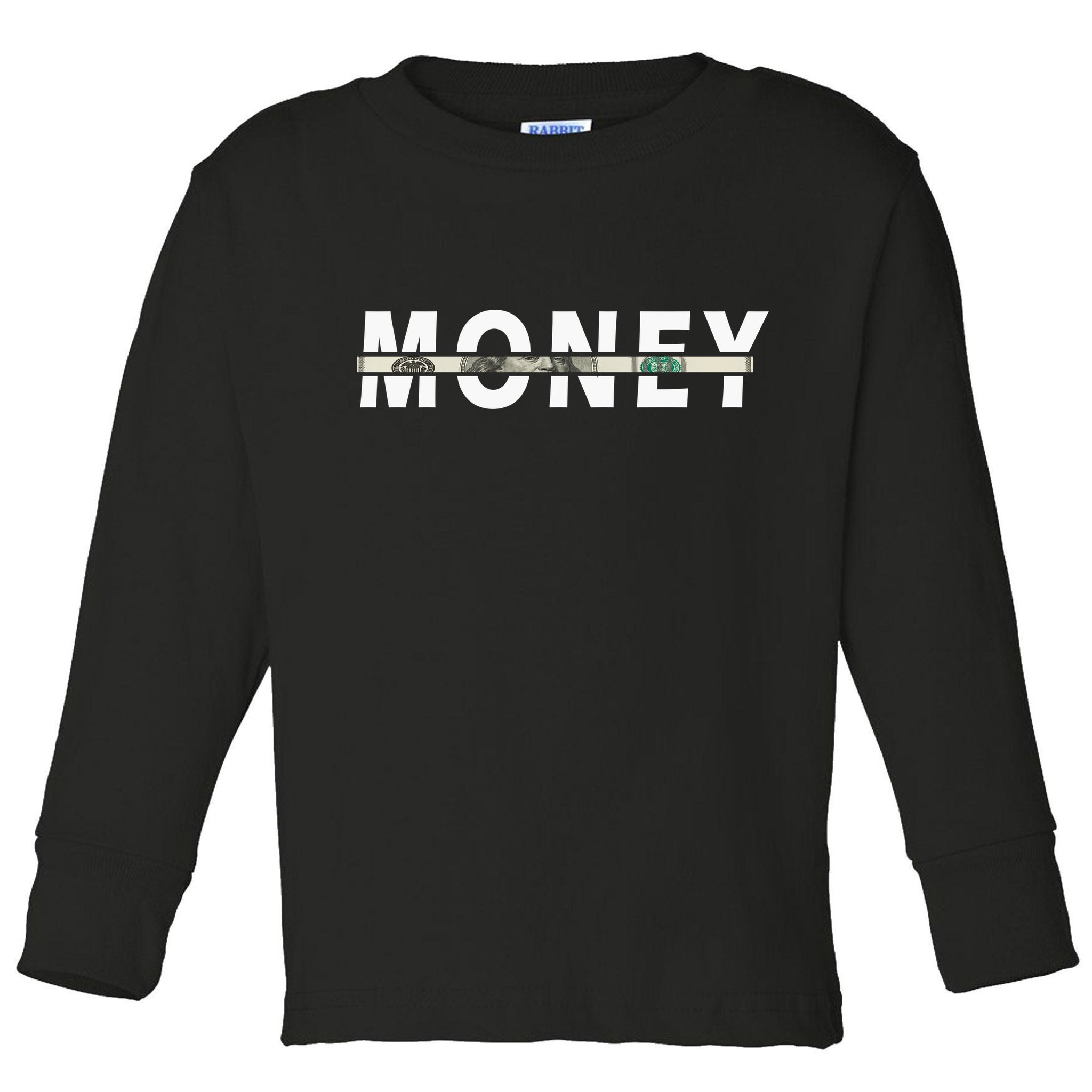 100 Dollar , Funny Money Toddler Long Sleeve Shirt