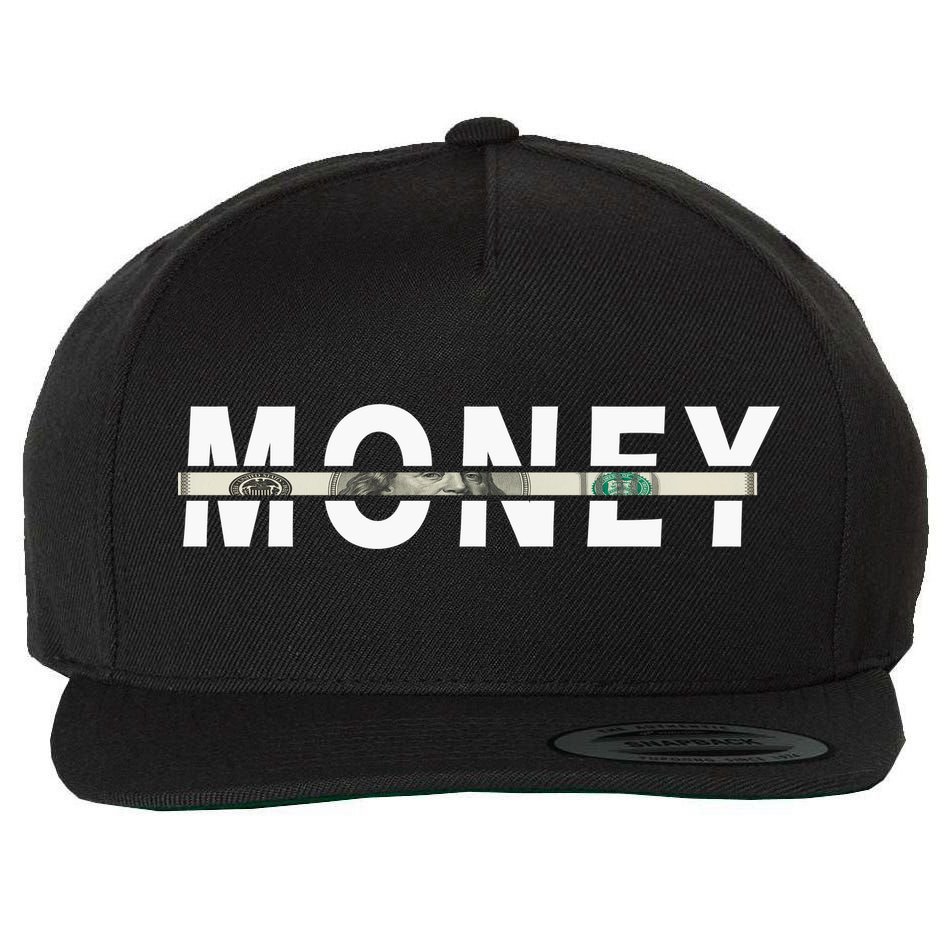 100 Dollar , Funny Money Wool Snapback Cap