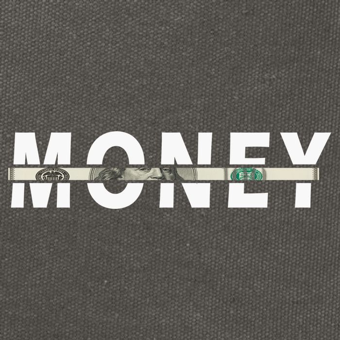 100 Dollar , Funny Money Cotton Canvas Backpack