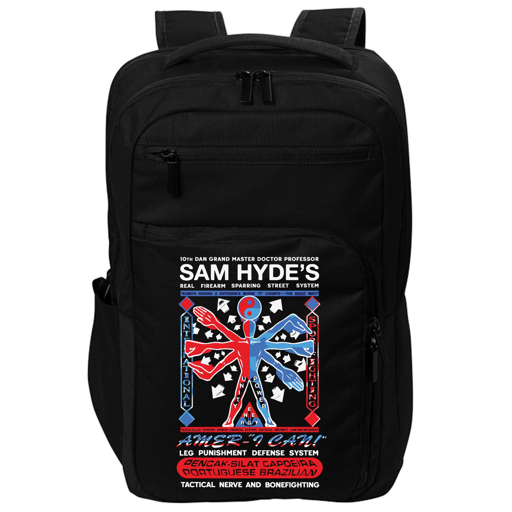 10th Dan Grand Master Doctor Professor Sam Hyde’s Impact Tech Backpack