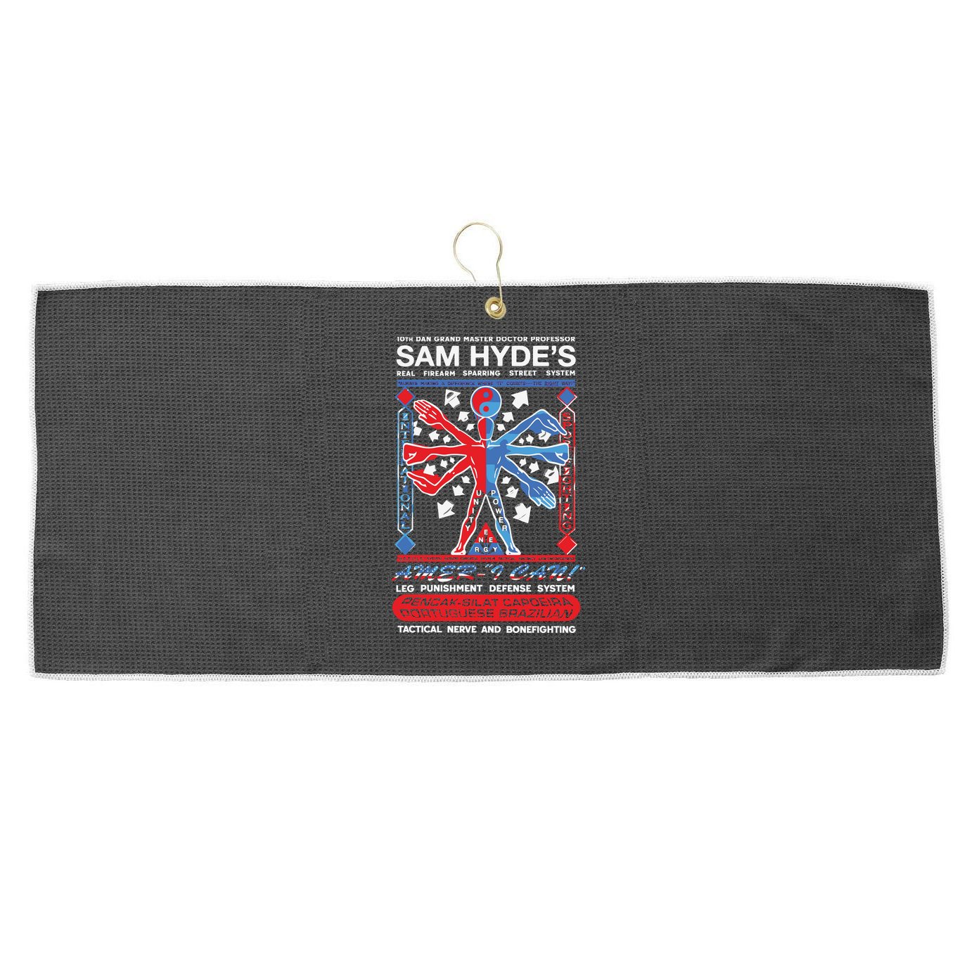 10th Dan Grand Master Doctor Professor Sam Hyde’s Large Microfiber Waffle Golf Towel