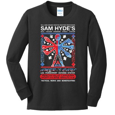 10th Dan Grand Master Doctor Professor Sam Hyde’s Kids Long Sleeve Shirt