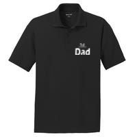 1st Dad Gift Father Funny PosiCharge RacerMesh Polo